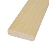 Saunaholz Banklatte Espe | gehobelt | 2100 mm x 80 mm x 22 mm