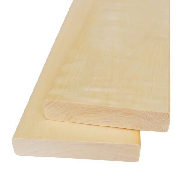 Saunaholz Banklatte Espe | gehobelt | 2100 mm x 140 mm x 28 mm
