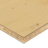 Saunaboard Echtholzfurnier | Glatt | Fichte Astig | auf...