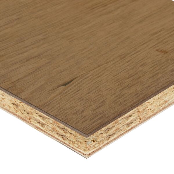 Saunaboard Echtholzfurnier | Glatt | Eiche Altholz | auf OSB Platte | 2780 mm x 1220 mm x 16 mm