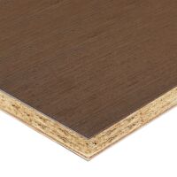 Saunaboard Echtholzfurnier | Glatt | Wenge | auf OSB...