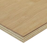 Saunaboard Echtholzfurnier | Glatt | Eiche astig | auf...