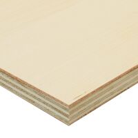 Saunaboard Echtholzfurnier | Glatt | Birke | auf...