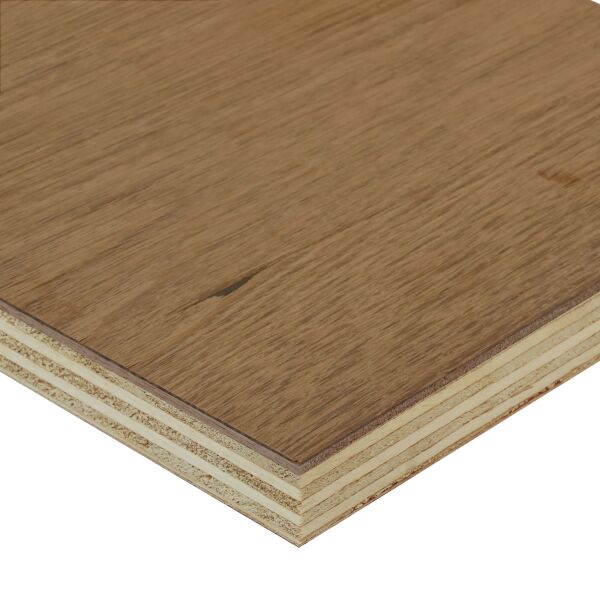 Saunaboard Echtholzfurnier | Glatt | Eiche Altholz | auf Multiplex Platte | 2800 mm x 1250 mm x 16 mm