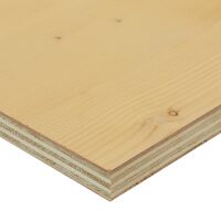 Saunaboard Echtholzfurnier | Glatt | Fichte Astig | auf...