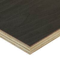 Saunaboard Echtholzfurnier | Glatt | Colour Black | auf...