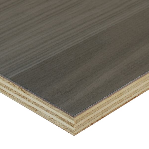 Saunaboard Echtholzfurnier | Natürliche Struktur | Select Colour Gray | auf Multiplex Platte | 2800 mm x 1250 mm x 16 mm