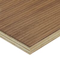 Saunaboard Echtholzfurnier | Gewölbt | Curved Nuss...