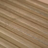 Saunaboard Echtholzfurnier | Linien breit | Straight Nuss amerikanisch | auf Multiplex Platte | 2800 mm x 1250 mm x 16 mm