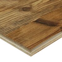 Saunaboard Echtholzfurnier | Gebürstet | Braun...