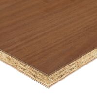 Saunaboard Echtholzfurnier | Glatt | Groove Akazie...