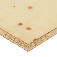 Saunaboard Echtholzfurnier | Glatt | Groove Zirbe | auf...